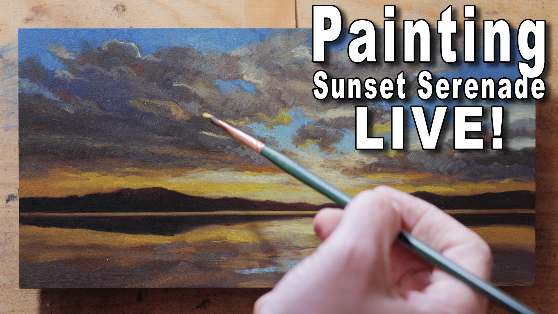 Sunset Serenade 5×10 – Live Painting Session!